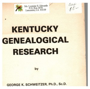 Kentucky research book